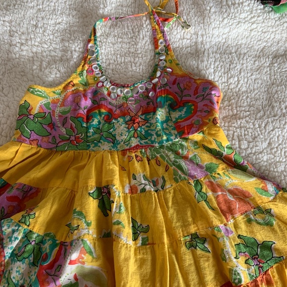 Halter flare colourful top - Picture 2 of 2